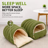 Semi-Enclosed Cat and Dog Bed with Removable Cover