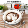 Cat Bed with Built-In Scratching Pad and Washable Cushion