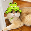 Animal-Inspired Pet Costume Hats for Cats and Dogs