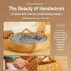 Handwoven Rattan Cat Bed