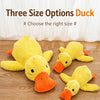 Plush Squeaky Dog Toys – Duck, Disc & Pizza Designs
