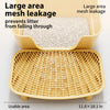 Large Semi-Enclosed Cat Litter Box with a Splash Guard