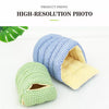 Semi-Enclosed Washable Pet Bed for Cats & Small Dogs