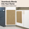 Wall-Mounted Vertical Cat Scratching Mat for Indoor Spaces