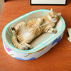Corrugated Kraft Paper Cat Scratcher Bed