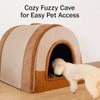 Enclosed Pet Bed House for Dogs and Cats