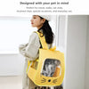 Large Pet Backpack Carrier with Panoramic Window, Up to 33 lb
