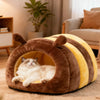 Enclosed Cat & Dog Bed Tent for Cozy Indoor Rest