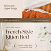 French-Style Cat Bed for Everyday Lounging