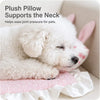 Cotton-Linen Pet Mat with Rabbit-Ear Pillow