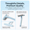 Long-and-Short-Tooth Stainless Steel Rake Comb for Dogs & Cats