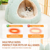 Cozy Enclosed Teepee Pet Bed for Small Dogs and Cats