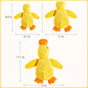 Plush Squeaky Dog Toys – Duck, Disc & Pizza Designs