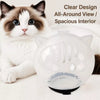 Transparent Plastic Cat Cone Collar for Grooming and Handling