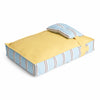 Striped Pet Bed for Cats & Dogs – Removable, Washable