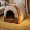 Enclosed Pet Bed House for Dogs and Cats