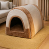 Enclosed Pet Bed House for Dogs and Cats