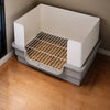 Plastic Dog Potty Tray with Grated Surface