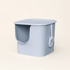 Large Semi-Enclosed Cat Litter Box