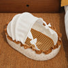 French-Style Cat Bed for Everyday Lounging
