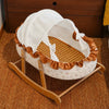 French-Style Cat Bed for Everyday Lounging