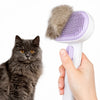 2-in-1 Cat & Dog Deshedding and Detangling Grooming Brush