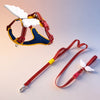 Winged Nylon Dog Harness with Optional Multi-Function Leash