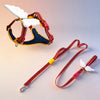 Winged Nylon Dog Harness with Optional Multi-Function Leash
