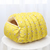 Enclosed Open-Front Pet Bed for Cats and Small Dogs