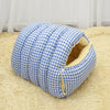 Enclosed Open-Front Pet Bed for Cats and Small Dogs