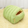 Enclosed Open-Front Pet Bed for Cats and Small Dogs
