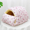 Enclosed Open-Front Pet Bed for Cats and Small Dogs