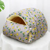 Enclosed Open-Front Pet Bed for Cats and Small Dogs