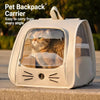 Large Pet Backpack Carrier with Panoramic Window, Up to 33 lb