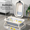 Foldable Pet Bath Basin for Dogs and Cats