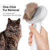 2-in-1 Cat & Dog Deshedding and Detangling Grooming Brush