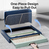 Plastic Dog Potty Tray with Walls, Drawer & Wire Grate