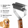 Double-Sided Detangling Comb for Dogs & Cats