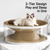 Corrugated Cardboard Cat Scratcher Bed and Tunnel