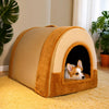 Enclosed Pet Bed House for Dogs and Cats