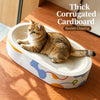 Corrugated Kraft Paper Cat Scratcher Bed