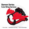 Winged Nylon Dog Harness with Optional Multi-Function Leash