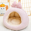 Cozy Enclosed Teepee Pet Bed for Small Dogs and Cats
