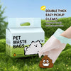 Double-Layer Dog Waste Bags for Walks
