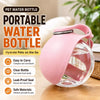 Portable Pet Water Bottle for Dogs and Cats on Walks and Trips