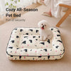 Removable-Washable Pet Bed Mat for Dogs and Rabbits