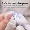 Ergonomic LED Nail Clippers for Cats & Dogs