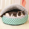 Semi-Enclosed Winter Pet Bed for Cats and Small Dogs