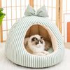 Cozy Enclosed Teepee Pet Bed for Small Dogs and Cats