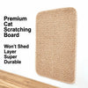 Wall-Mounted Vertical Cat Scratching Mat for Indoor Spaces